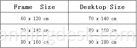 Hot Sales Office Louting Desk Legs Hauteur réglable Colonnes de levage électrique